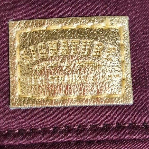𝅺Pants Burgundy Skinny shapping pants Cotton blend SIGNATURE LEVI STRAUSS GOLD - Picture 5 of 11